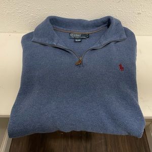Polo Ralph Lauren Blue Half-Zip Sweater